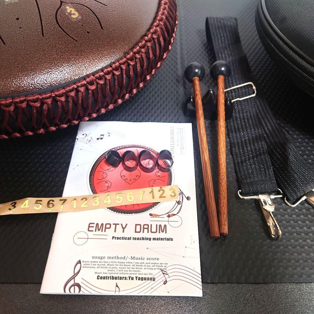 71】スチールタンドラム　大　30cm　Dキー15音　パンドラム　ハンドドラム