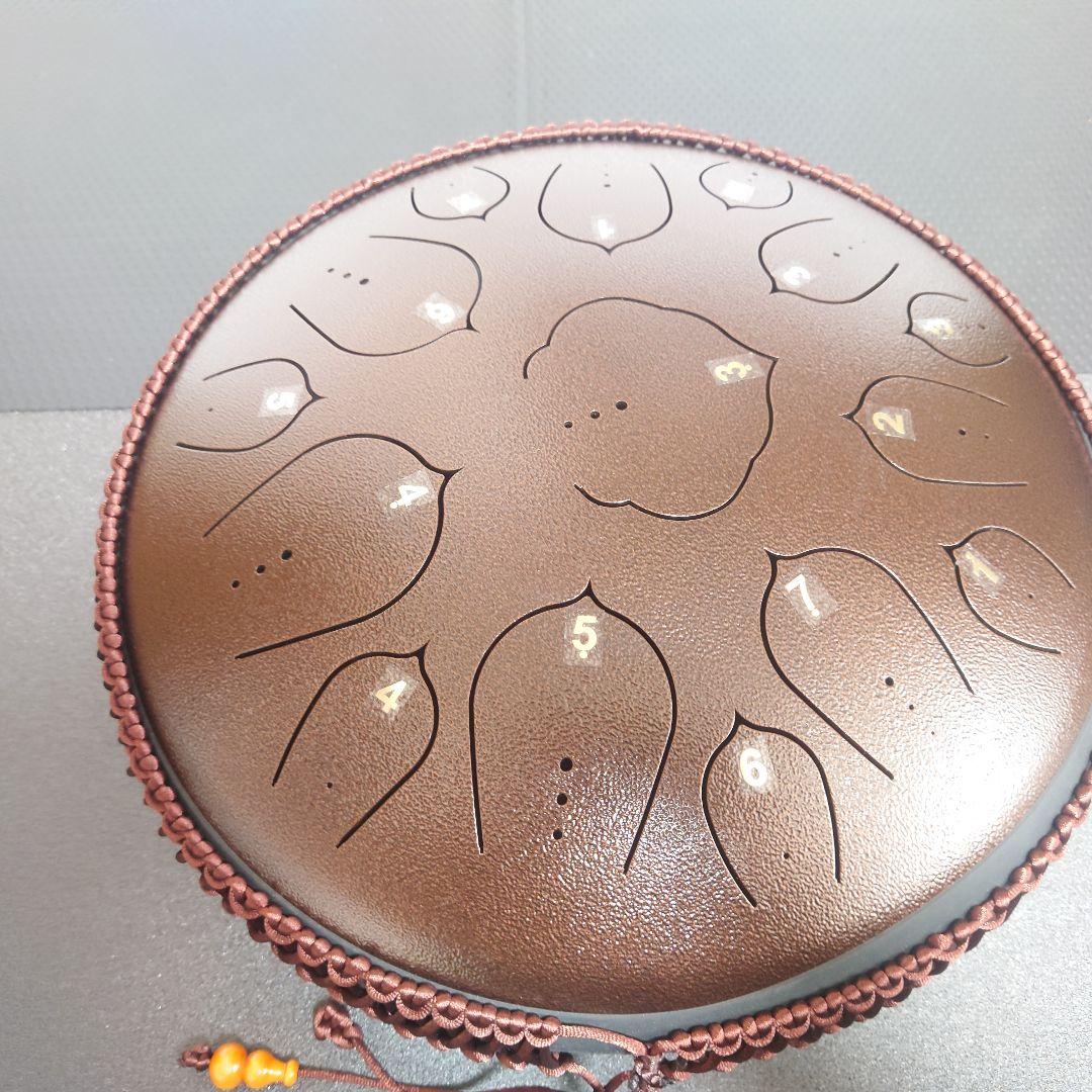 71】スチールタンドラム　大　30cm　Dキー15音　パンドラム　ハンドドラム