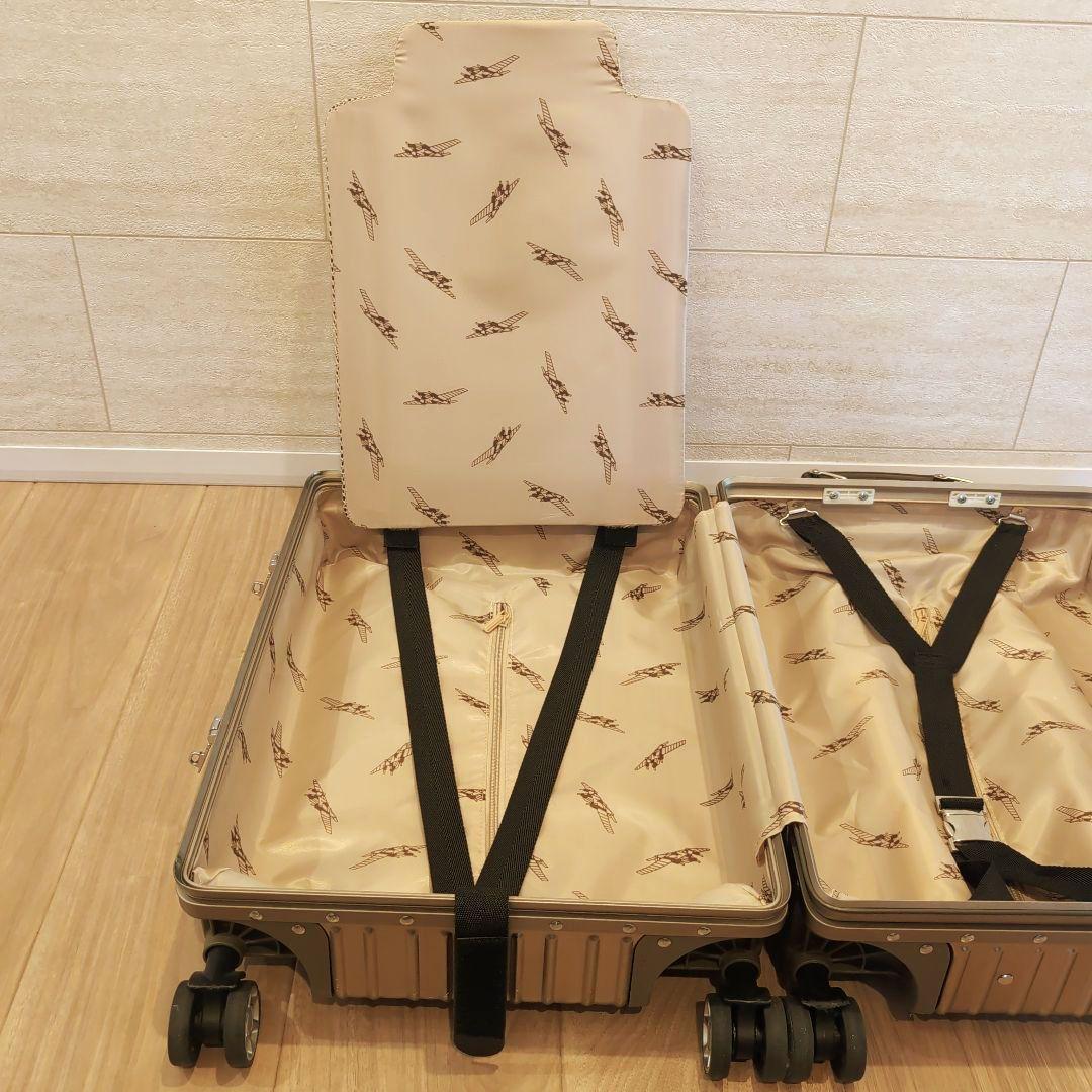 【機内持込】クロースKroeusアルミキャリーケース　スーツケース　TSAロック