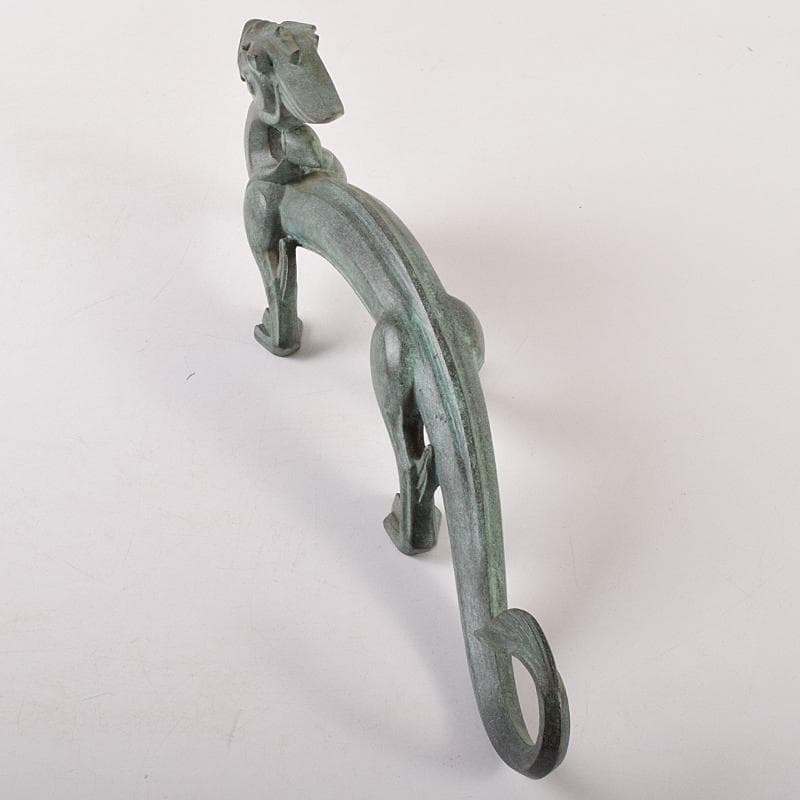 @わんわん　山本雲涛作　青銅　龍　置物　共箱　M　R7839