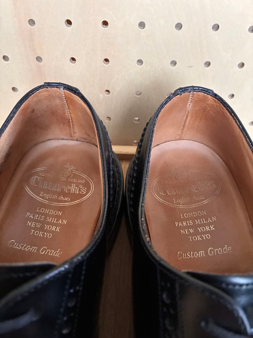 【美品】 Church's シャノン型　103ラスト ウイングチップ　70 F