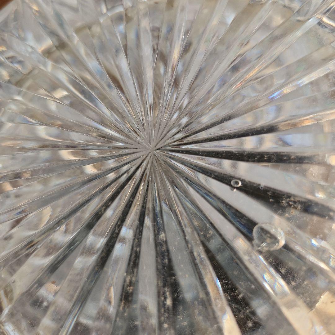 クリスタル花瓶　ワウジッツァー.グラス社製　東ドイツ　クリスタルグラス