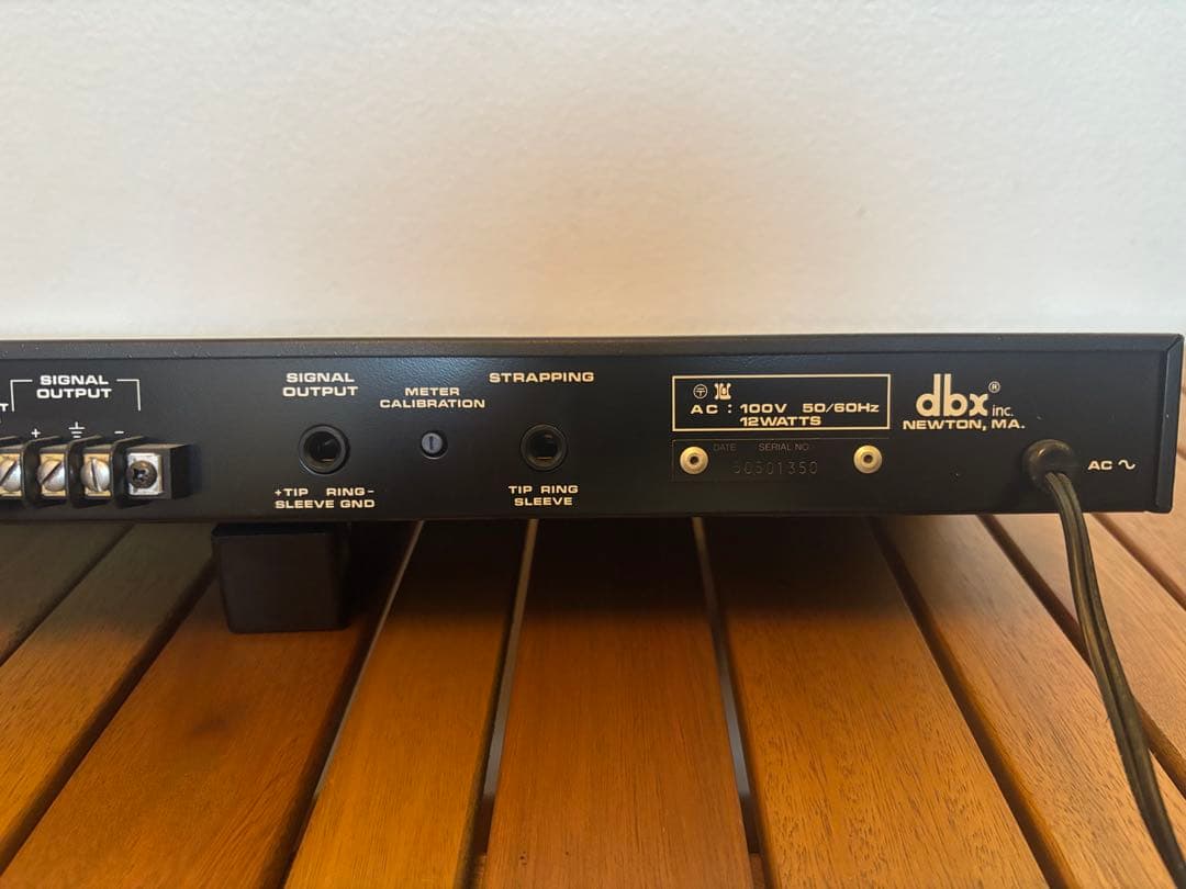 DBX 160X 名機コンプレッサー/リミッター動作確認済み　②