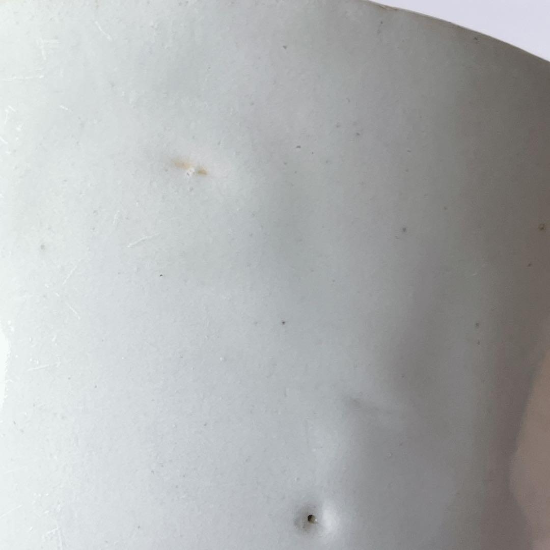 李朝　白磁　茶碗　骨董