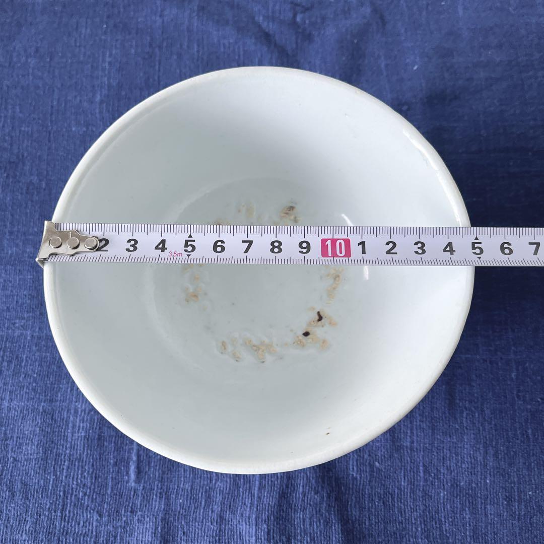 李朝　白磁　茶碗　骨董