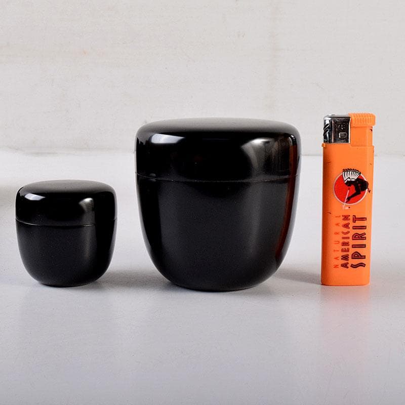 茶道具　黒漆　十二器棗　仙叟　時代箱　F　R8089C