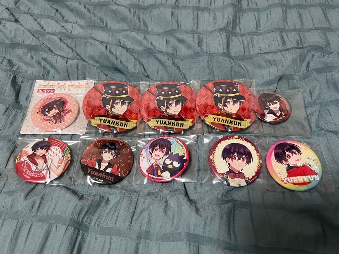 カラフルピーチ ゆあんくん 缶バッジ まとめ売り