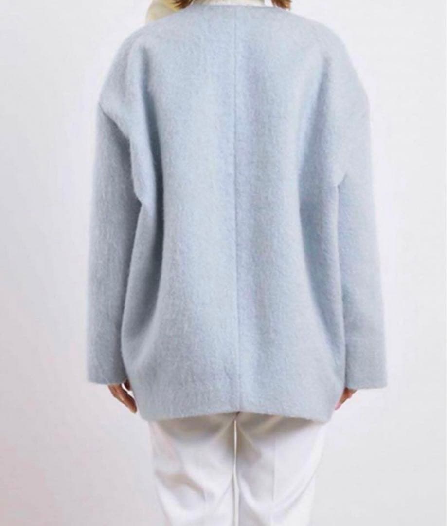 ✴︎美品✴︎yoriウールモヘアシャギージャケット