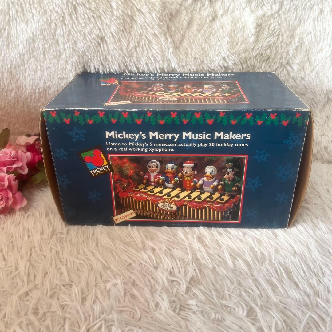 ディズニー クリスマス 演奏　音楽　置物　ミッキーメリーミュージックメイカーズ