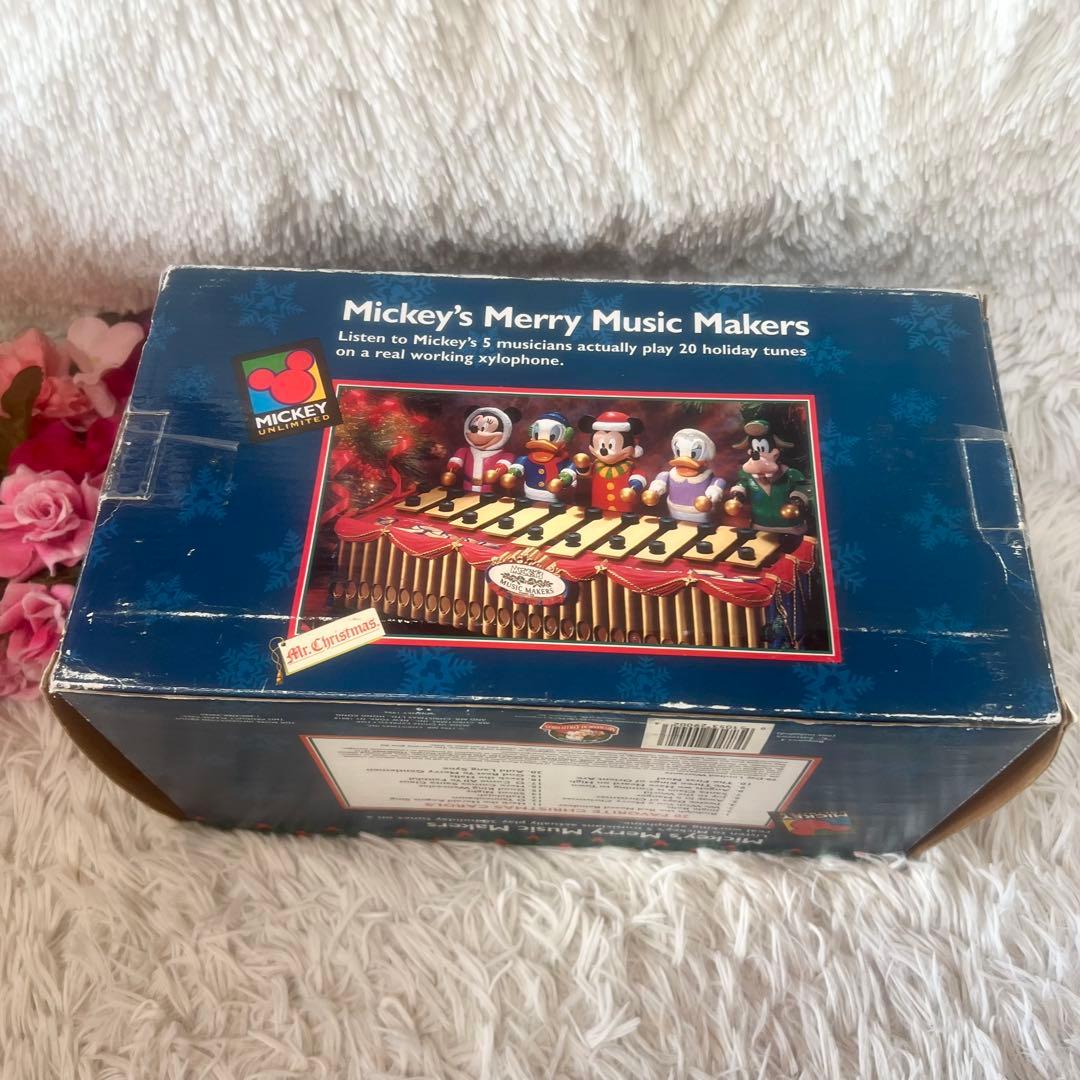 ディズニー クリスマス 演奏　音楽　置物　ミッキーメリーミュージックメイカーズ