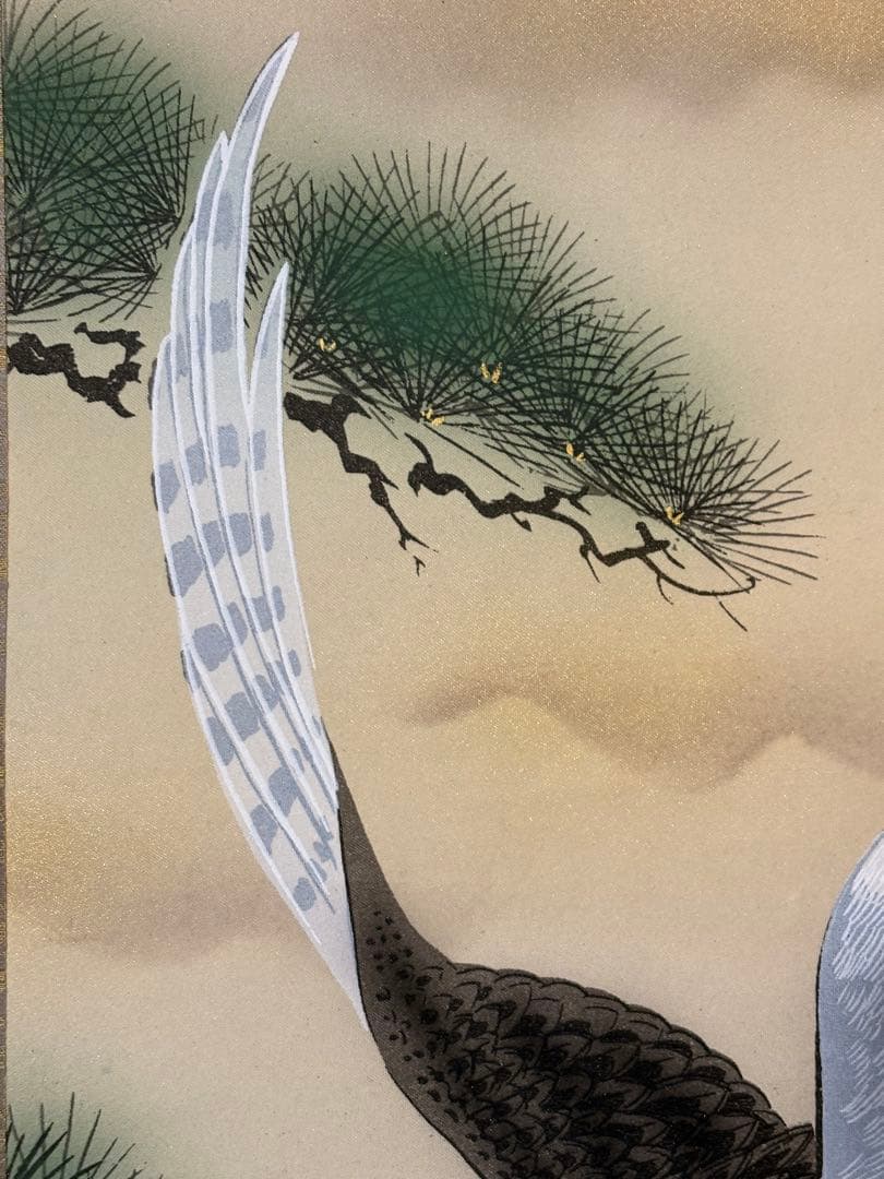 「富士 鷹 茄子」　玉泉　掛け軸 掛軸 縁起物　021