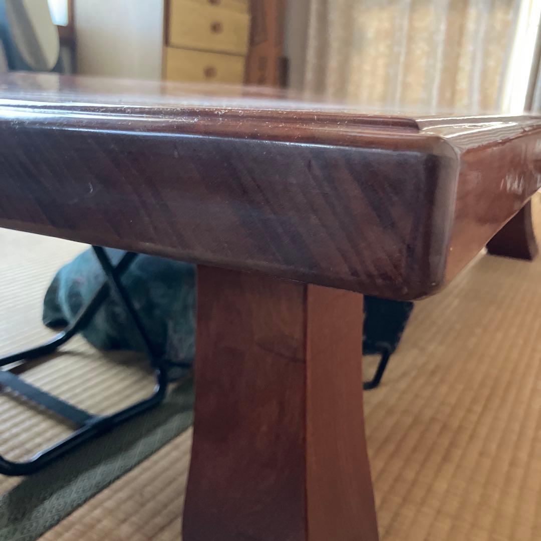 ヴィンテージ　総無垢　一枚板座卓　持ち帰りオンリー