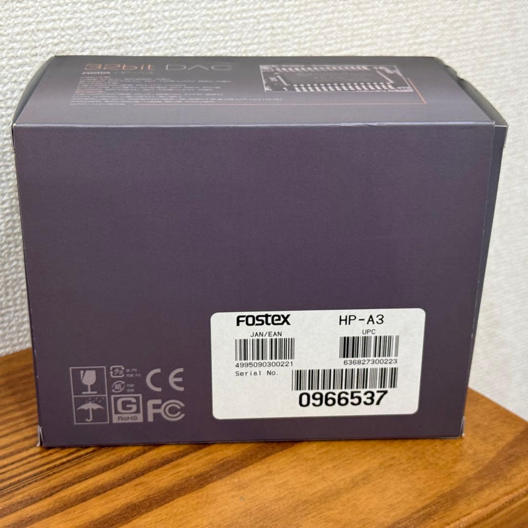 【美品】FOSTEX HP-A3 32bit DAC ヘッドホンアンプ ハイレゾ