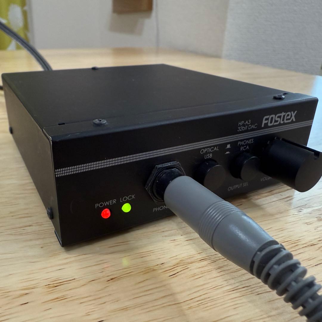 【美品】FOSTEX HP-A3 32bit DAC ヘッドホンアンプ ハイレゾ
