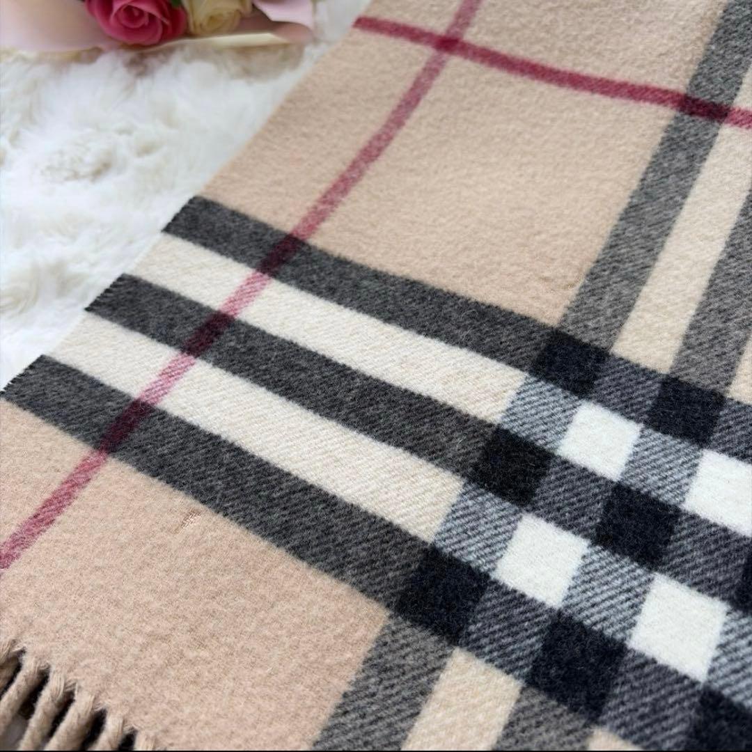 BURBERRY ベージュ チェック マフラー