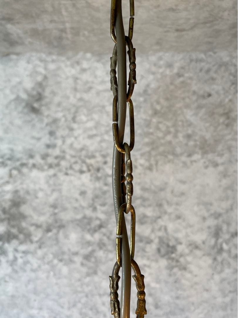 29. フランス アンティーク シャンデリア 3灯 キャンドル ライト 吊り下げ