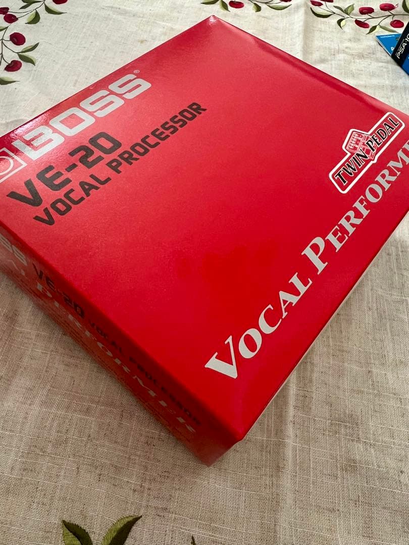 美品！フルセット！BOSS VE-20 ボーカルエフェクター＆アダプター