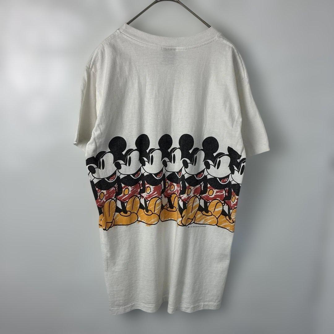 ミッキーマウス Tシャツ アメリカ製USA製　90sホワイト　ジャクソンマティス