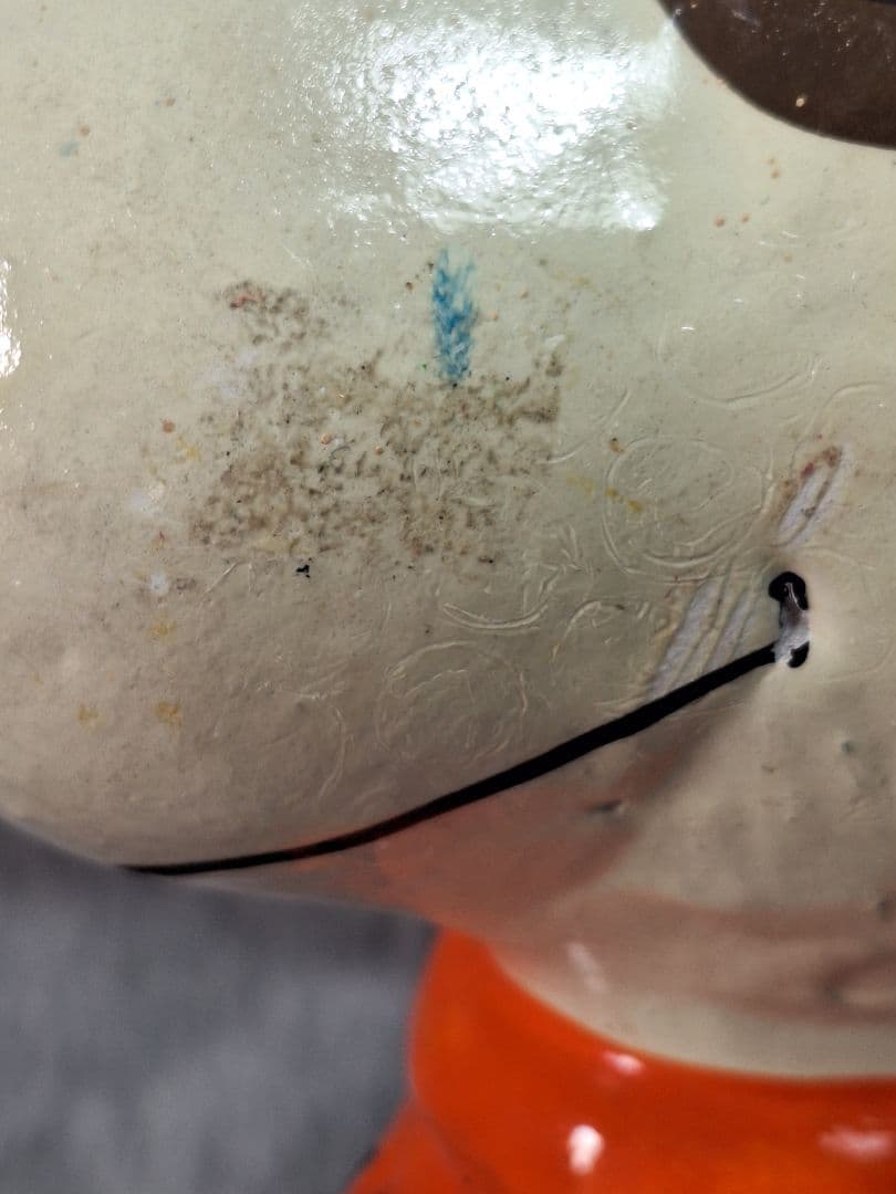 70's スヌーピー 陶器 JOE COOL ピーナッツ 貯金箱 セラミック