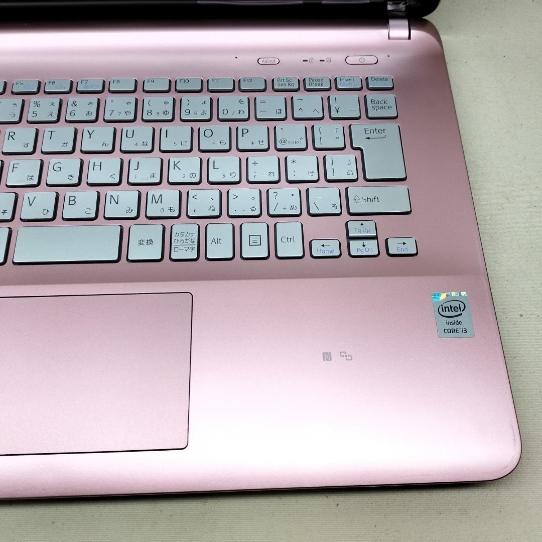 450 ピンク 14インチ SSDノートパソコン Windows 11すぐ使える