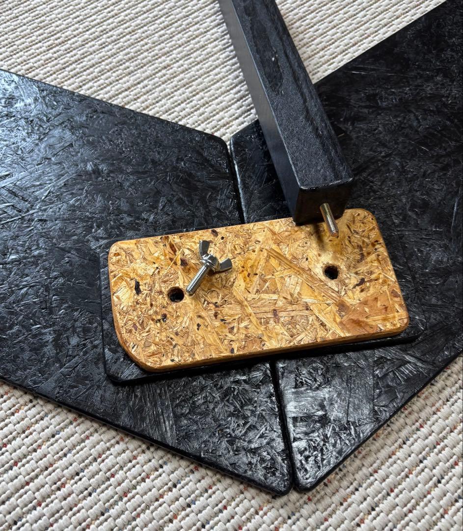 swd出品！　ヘキサテーブル65ブラック　FH65b