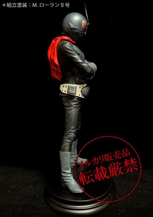 ★ビリケン商会　仮面ライダー旧1号【ソフビキット完成品】