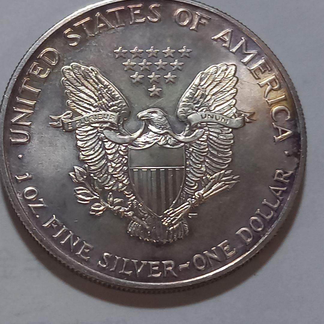 銀貨 ウォーキングリバティ 1トロイオンス 1ダラー 1990年