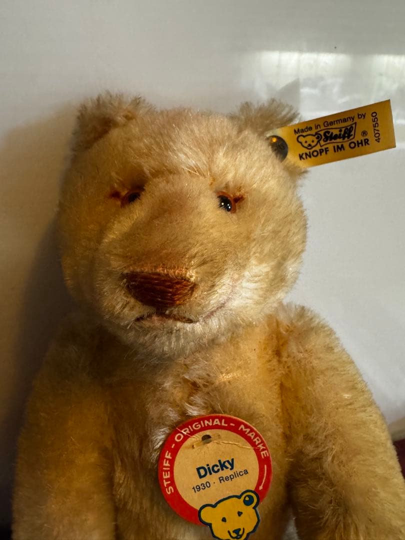 Steiff テディベア Dickyベージュ 約22cm