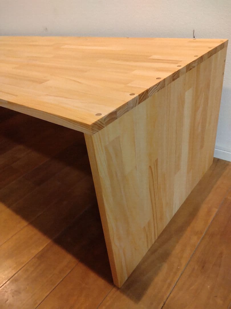 木製　ハンドメイド　オーダー　コの字　テーブル　キヌカ　シェルフ　ラック　水槽台