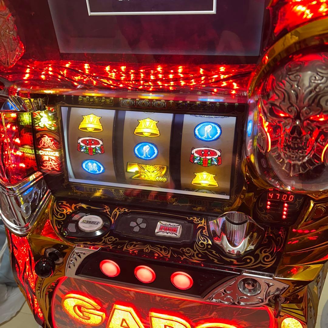 実機　パチスロ　スロット　牙狼　守りし者　レス　５号機　GARO