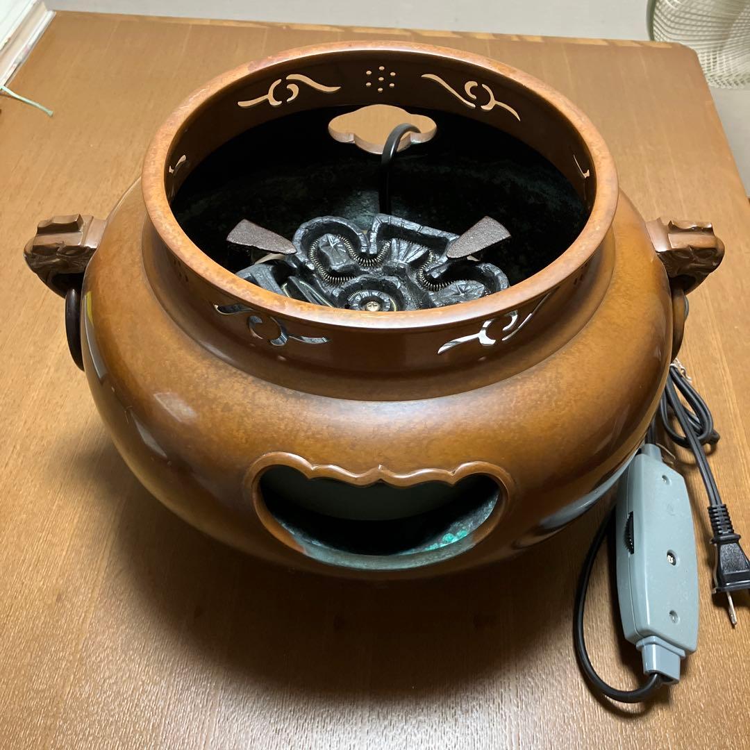 茶道具　風炉　電熱器　敷板　セット