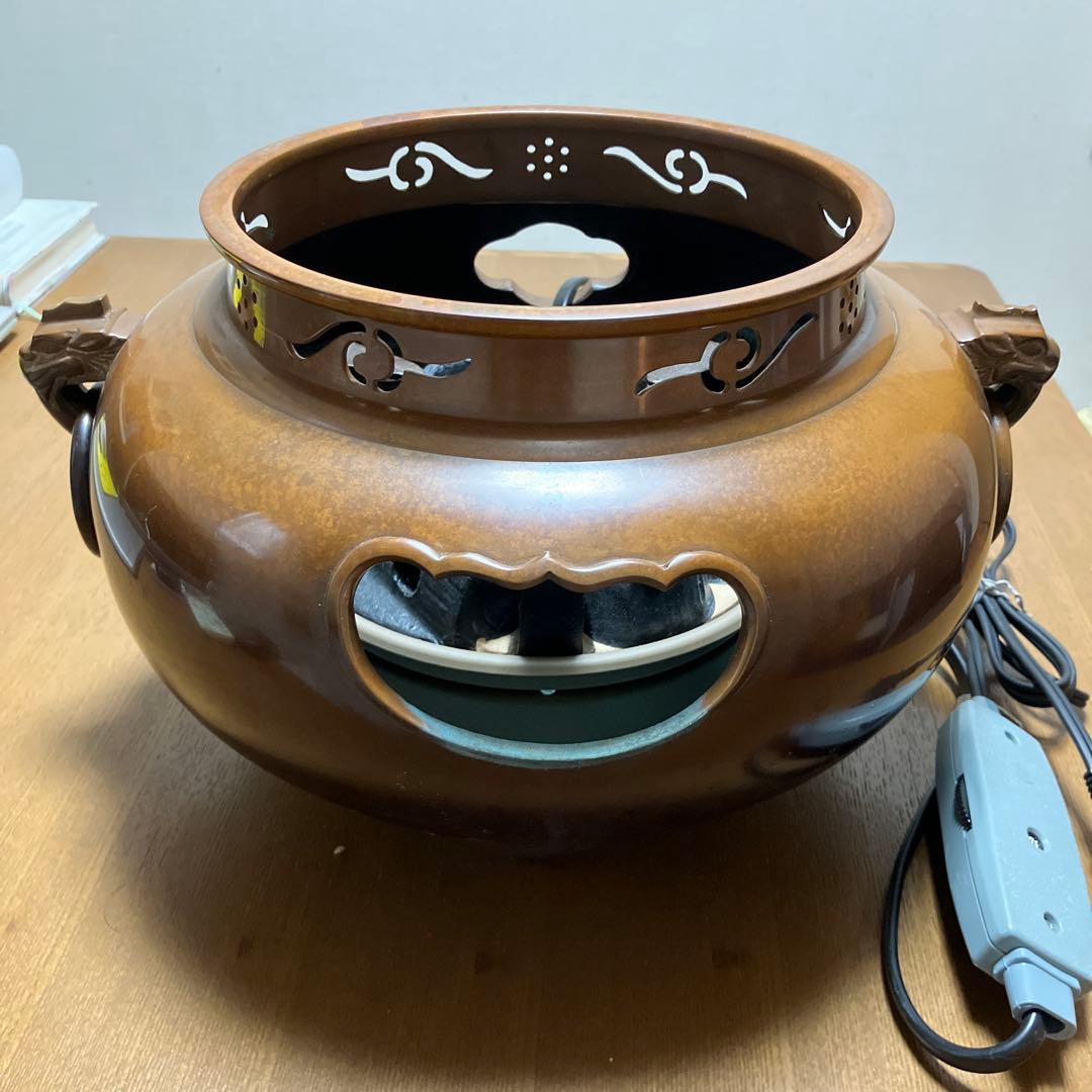 茶道具　風炉　電熱器　敷板　セット