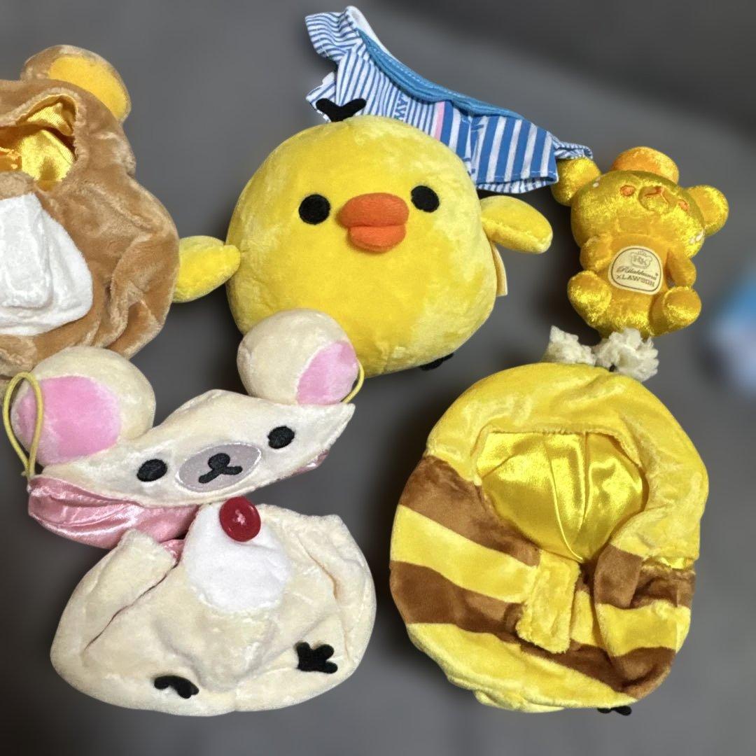 希少♡リラックマ　ローソンコラボ　ぬいぐるみ　着せ替えグッズ大量まとめ売り