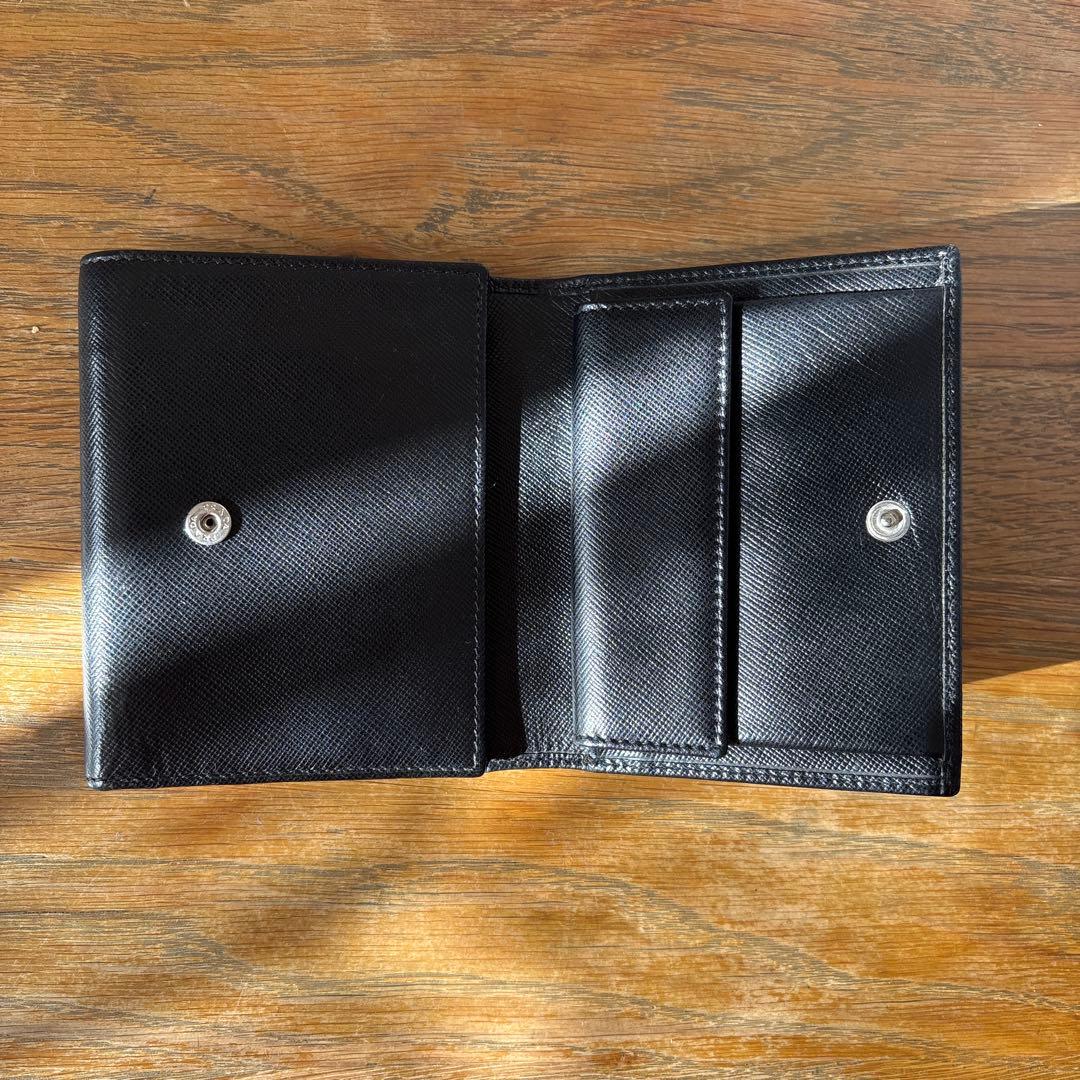 専用PRADA プラダ ブラック 三つ折り財布 サフィアーノレザー