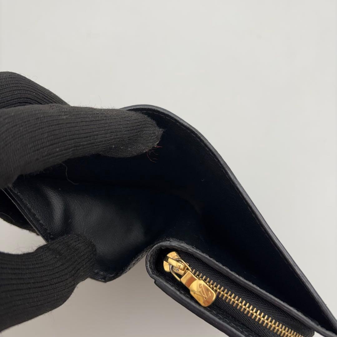 IC搭載　ヴィトン　ポルトフォイユ　クレア　アンプラント　ブラック