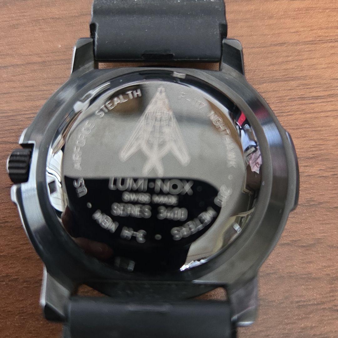 Lルミノックス F-117 ナイトホーク　3400　 ラバーベルト