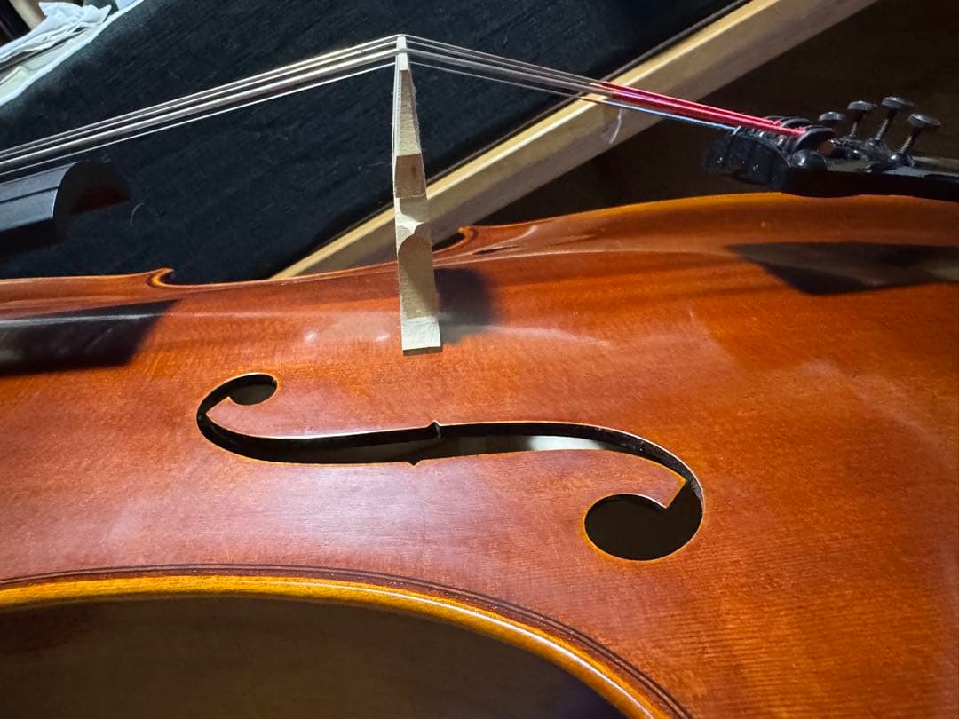 チェロ　ヒューメビアンカ　サイズ4/4 本体　弓　付属品