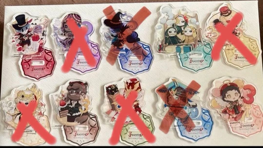 第5人格 スイパラ3周年 トレーディングアクリルスタンド残8種