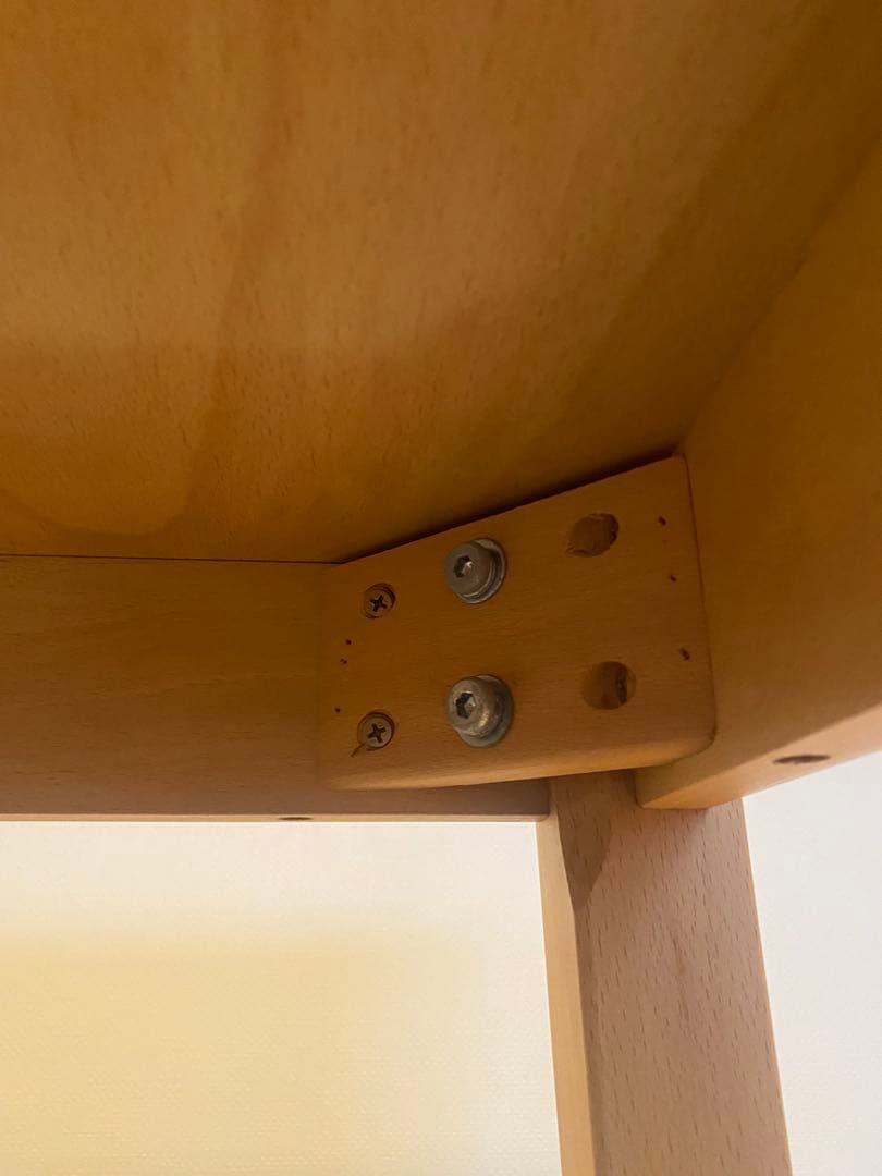 【最終価格】イエロー 木製 ダイニングテーブル