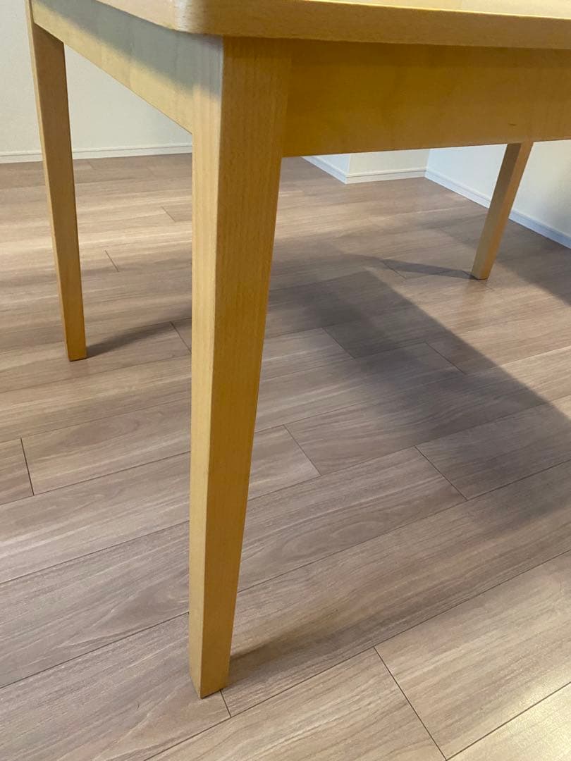 【最終価格】イエロー 木製 ダイニングテーブル