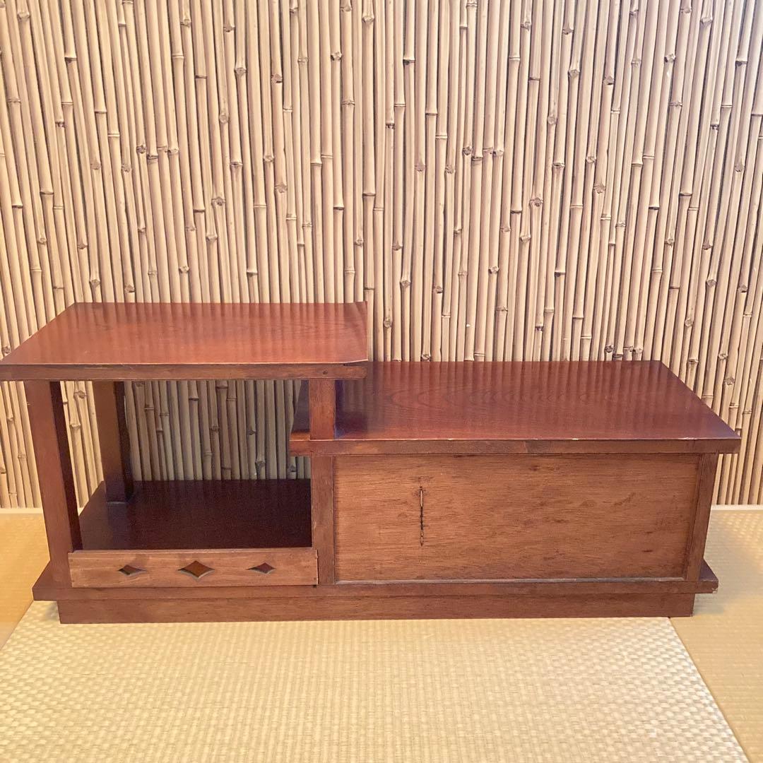 和風 和室 床の間 飾り台 天然木目 コンパクト 車中泊和室化