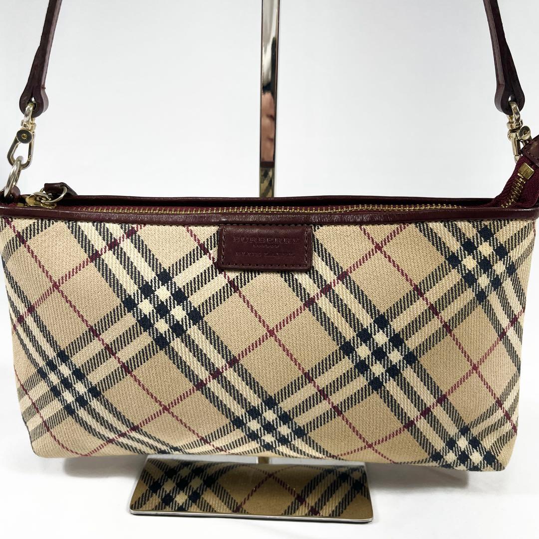 ✨美品 BURBERRY BLUE LABEL アクセサリーポーチ ノバチェック
