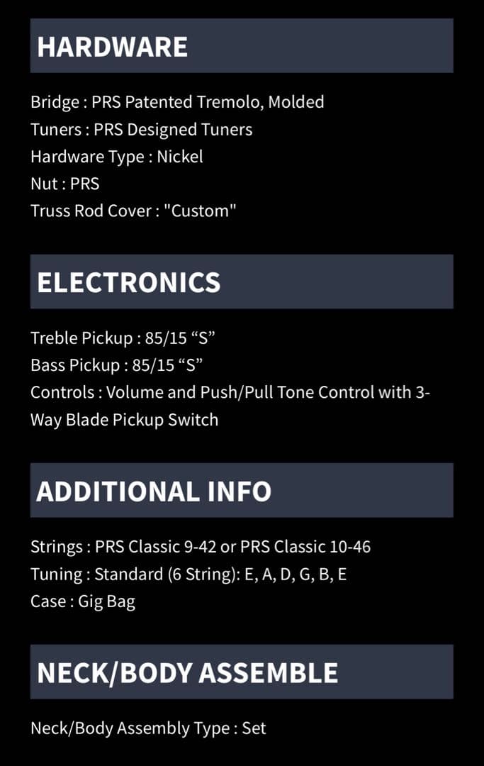 ギター PRS SE Custom24 lefty Black Gold Burst