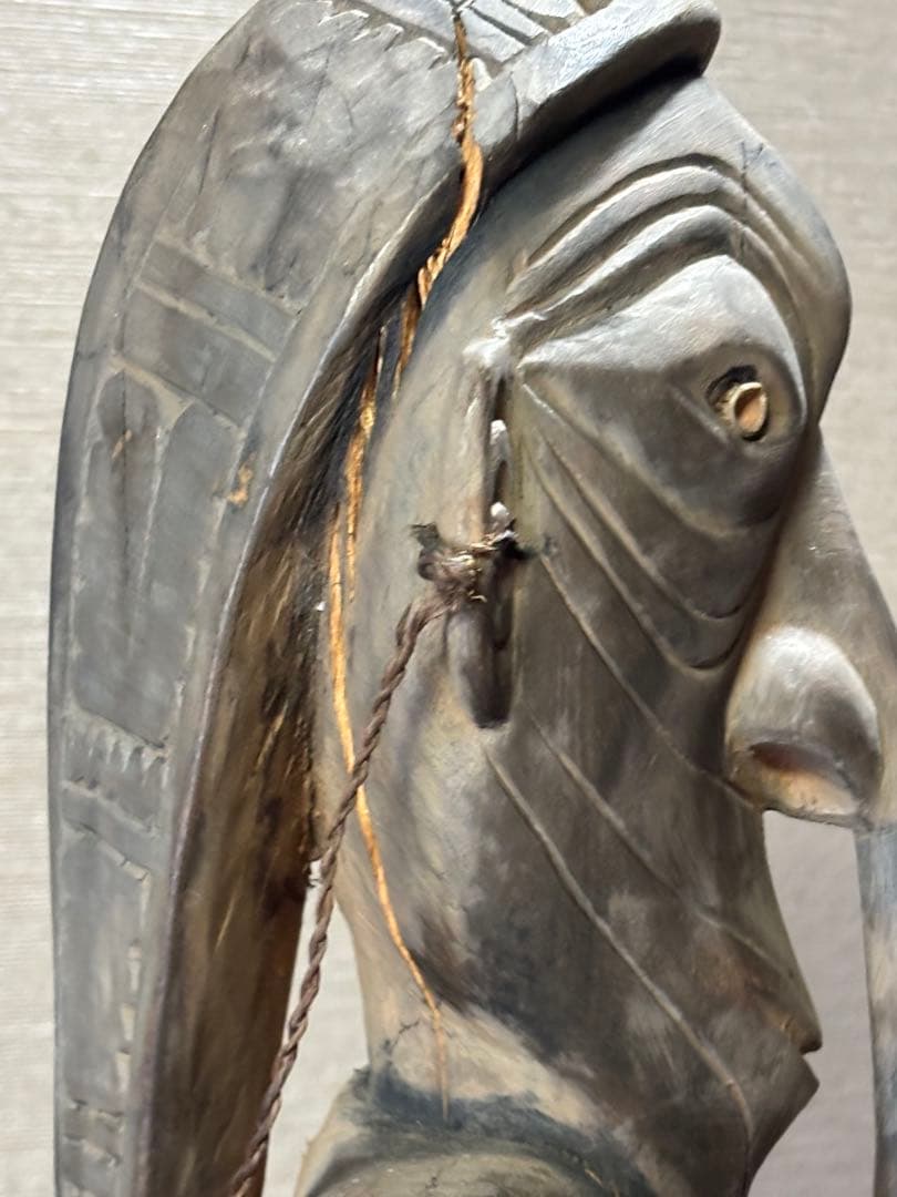 アフリカンアート62cm/人形アンティーク・骨董・レトロ・フィギュア・オブジェ