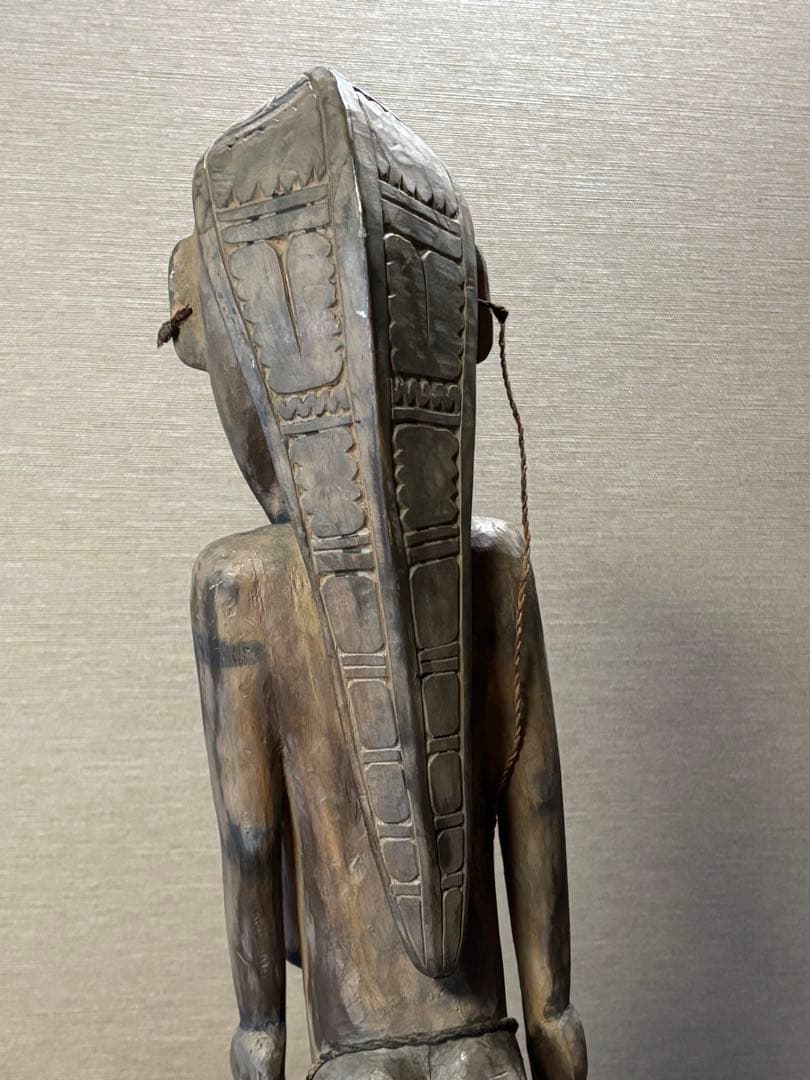 アフリカンアート62cm/人形アンティーク・骨董・レトロ・フィギュア・オブジェ