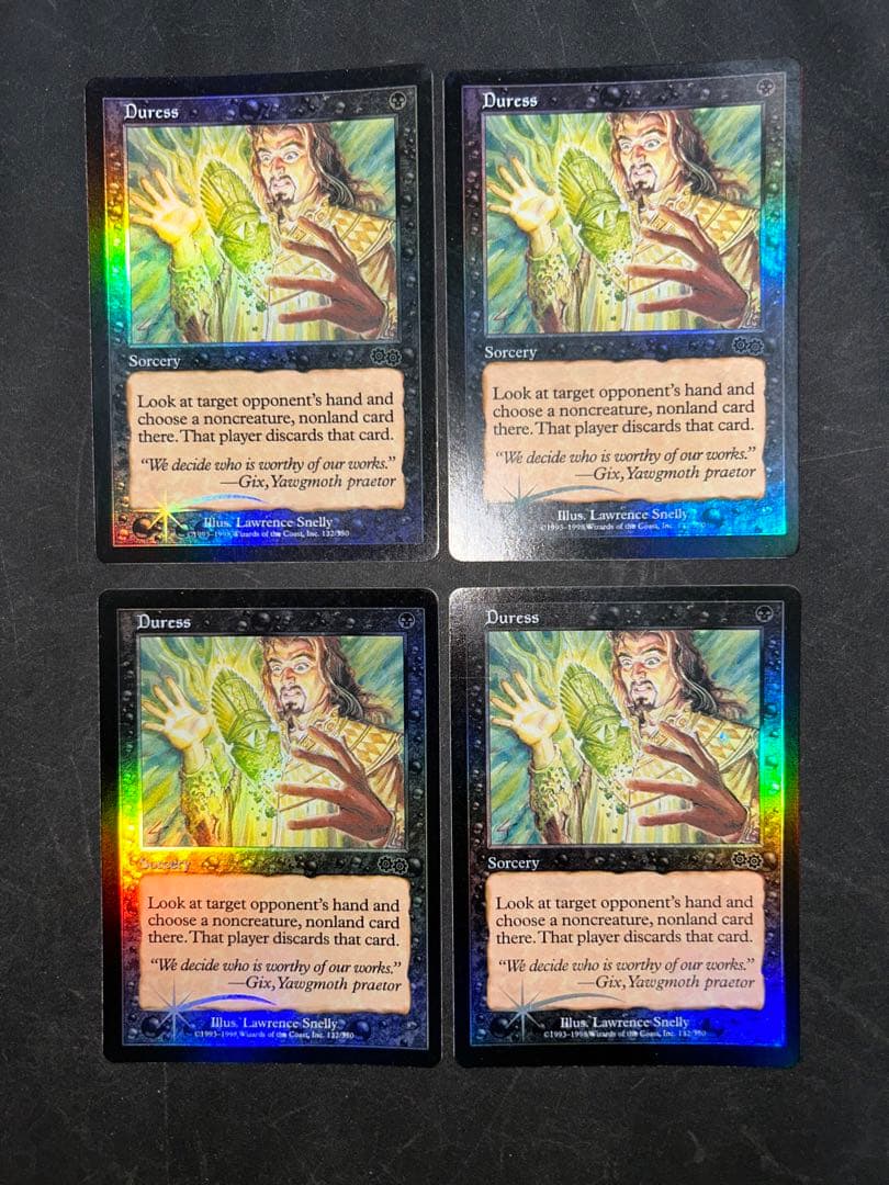 MTG 強迫 英語 foil 4枚セット