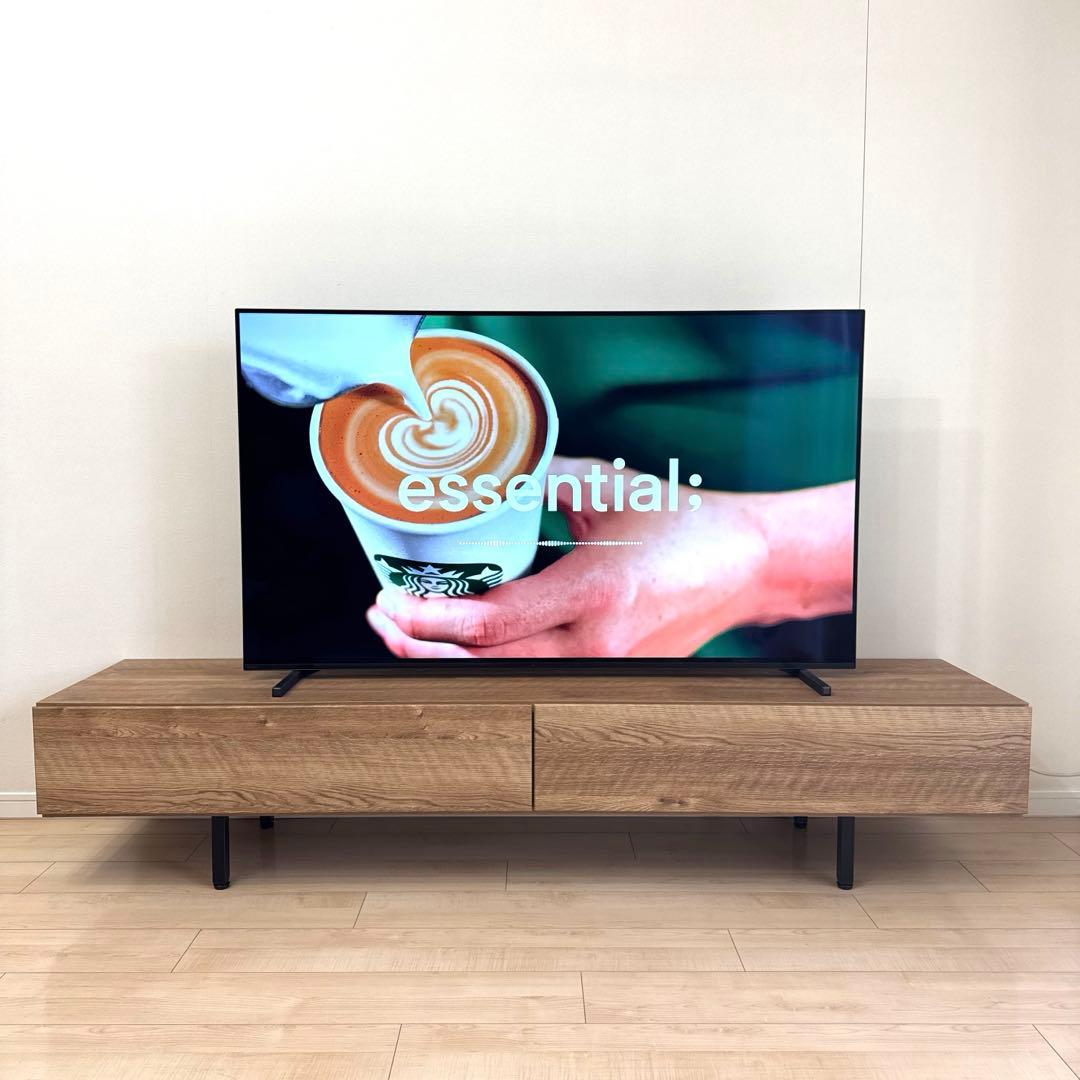 【a♡】LOWYA【幅180cm】日本製ローテレビ台 木目調 収納付