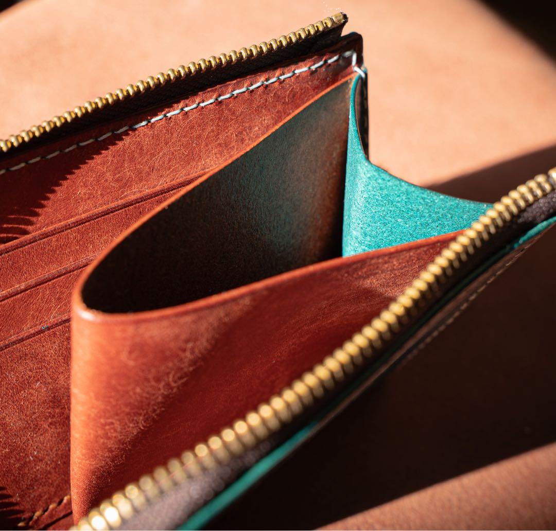 L字ファスナーウォレット