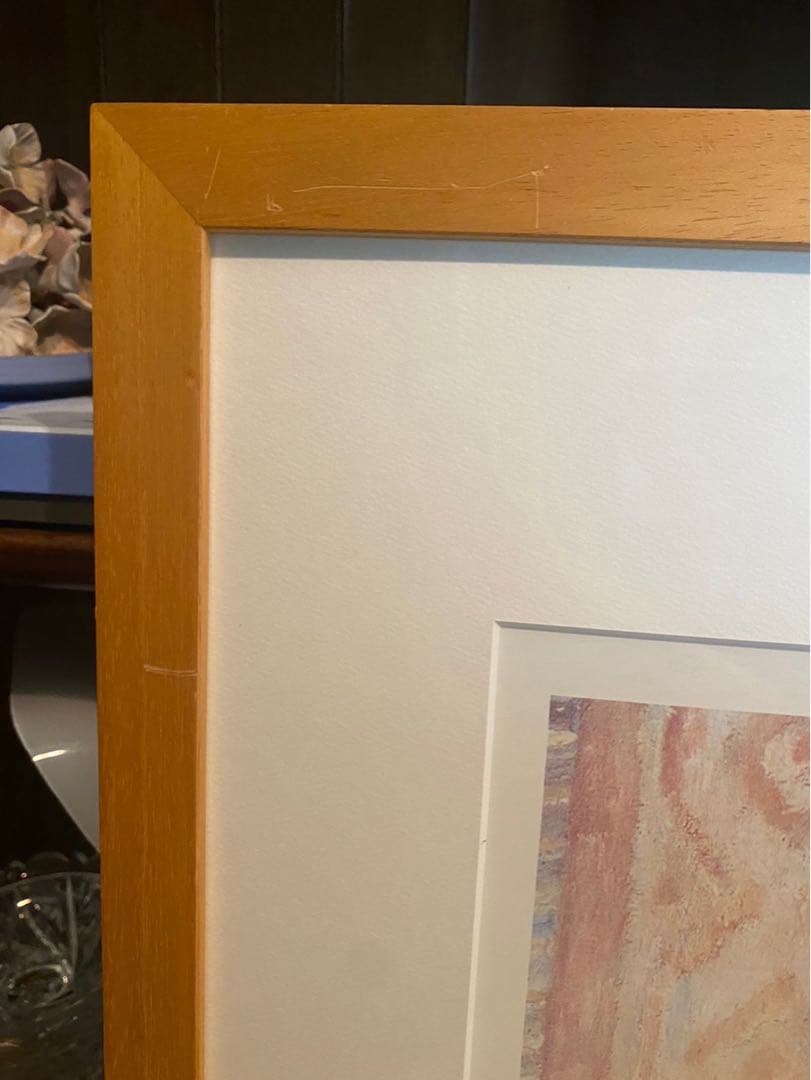 ピエール=オーギュスト・ルノワール 花のある静物 インテリア 額縁