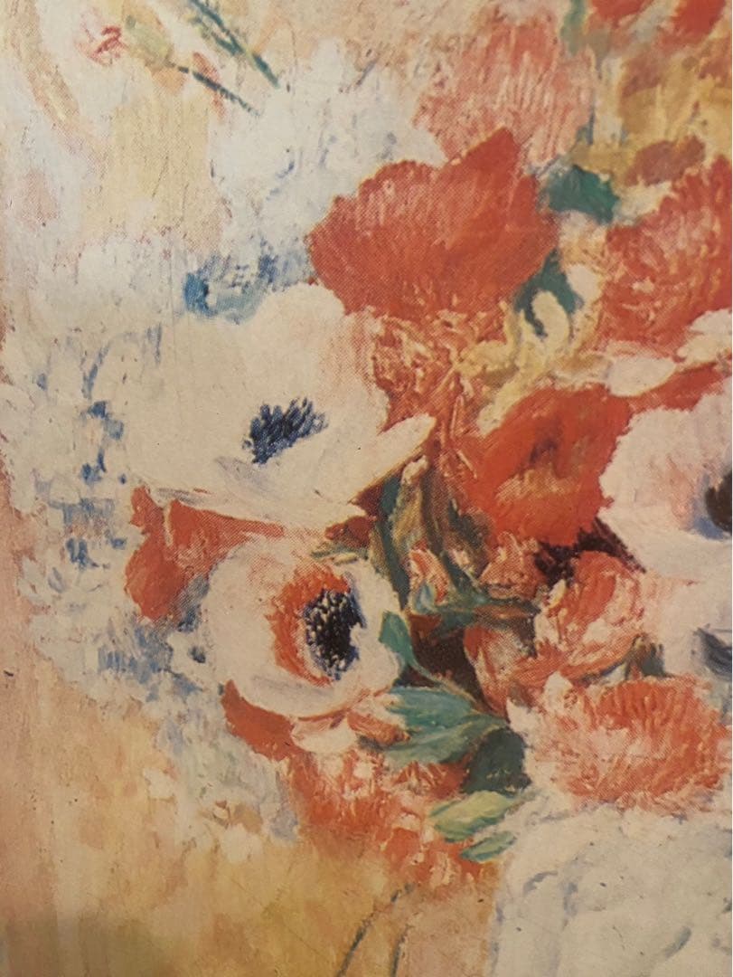 ピエール=オーギュスト・ルノワール 花のある静物 インテリア 額縁